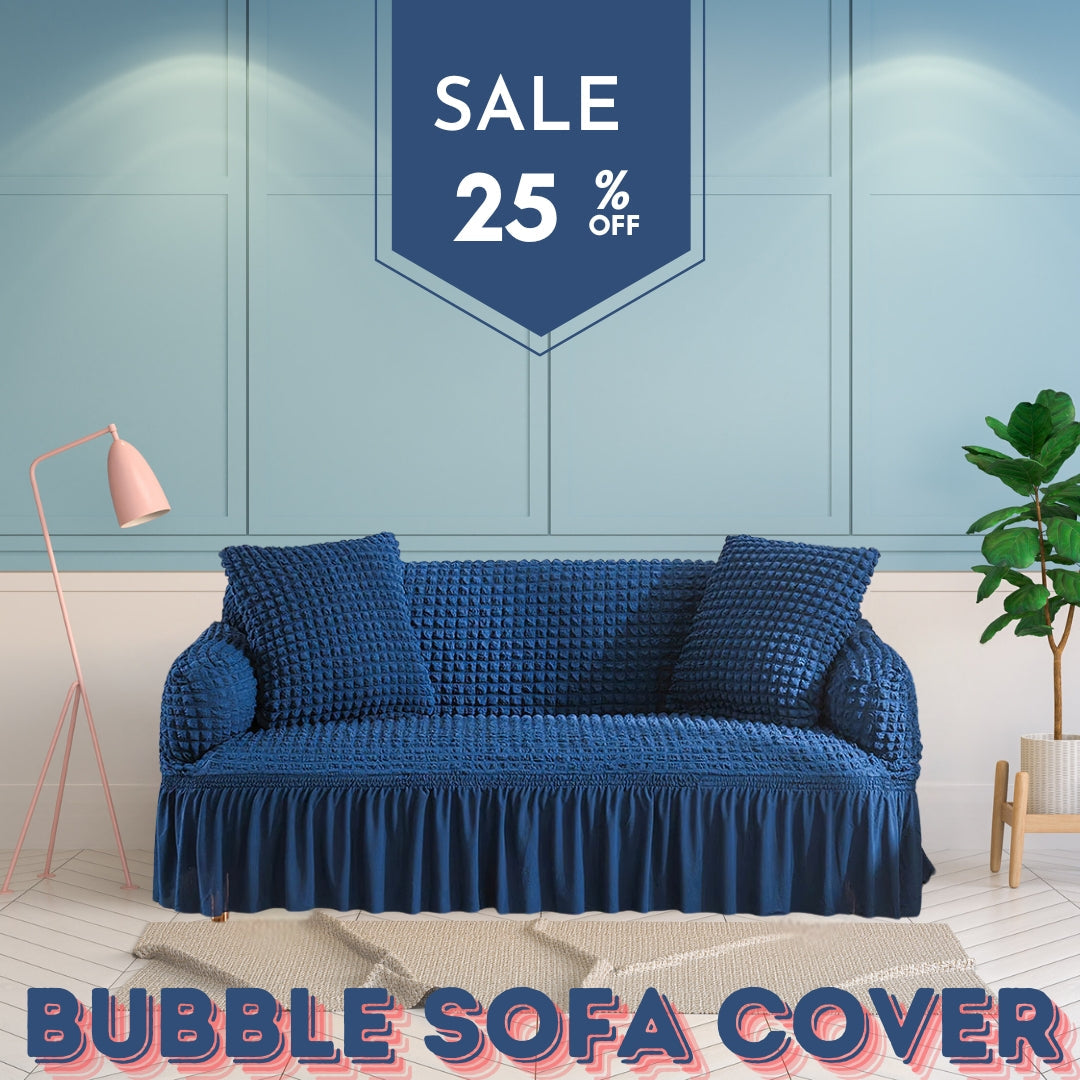 Frill Style Bubble Stuff Sofa Cover