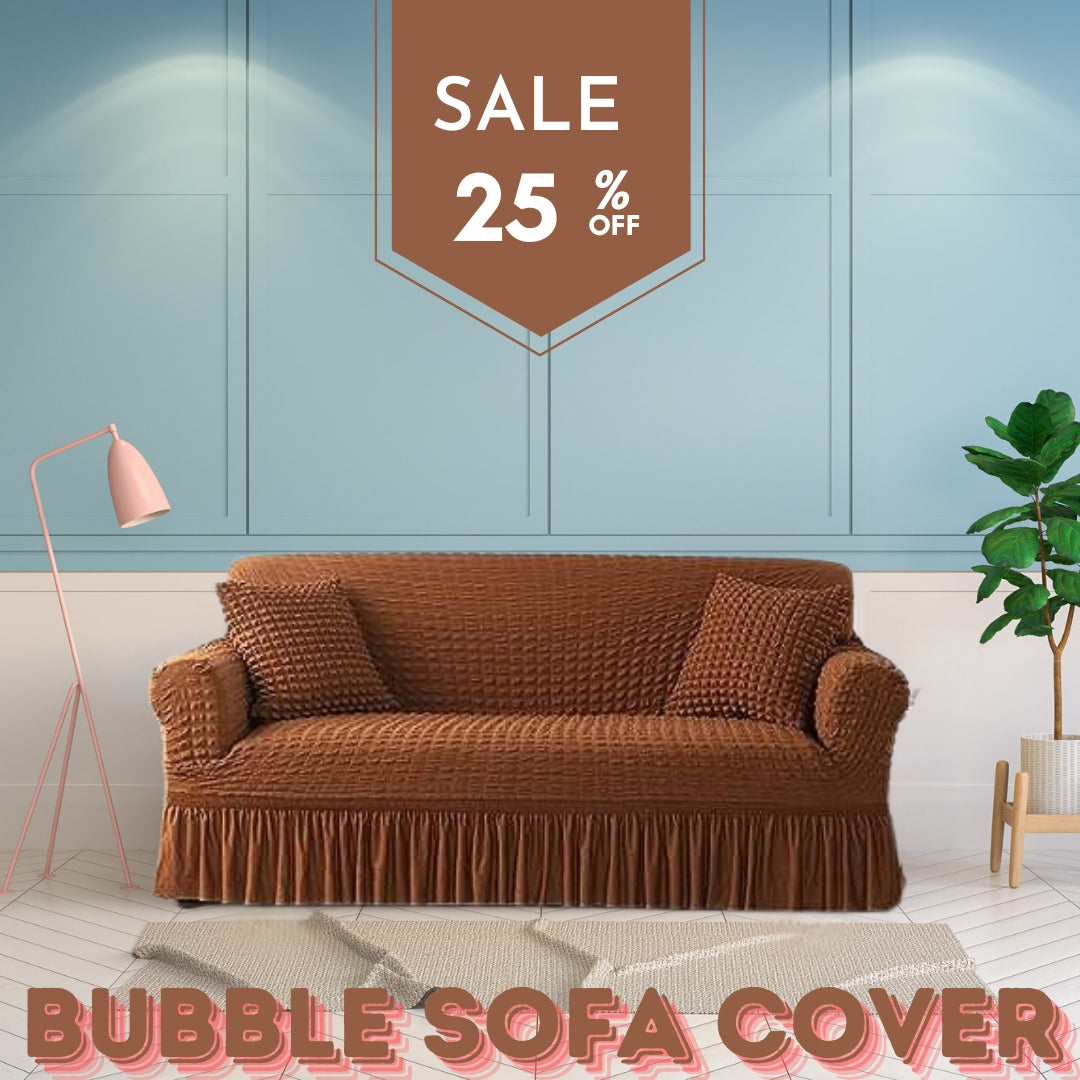 Frill Style Bubble Stuff Sofa Cover