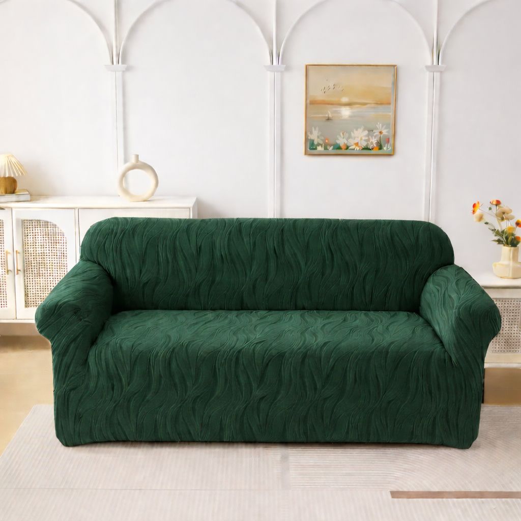 FITTED ZEBRA VALVET SOFA COVER