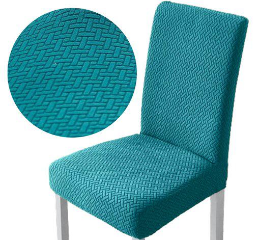 New Thickend Velvet Strip Design Dinning Chair Covers