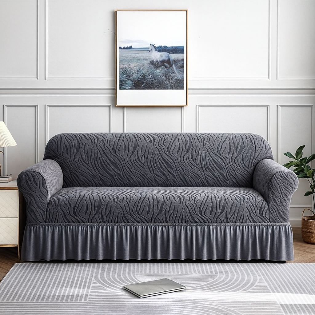 ZEBRA VALVET SOFA COVER NEW